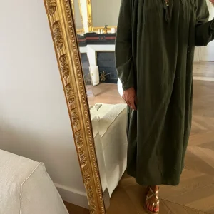 Robe Laurence Bras longue Kaki