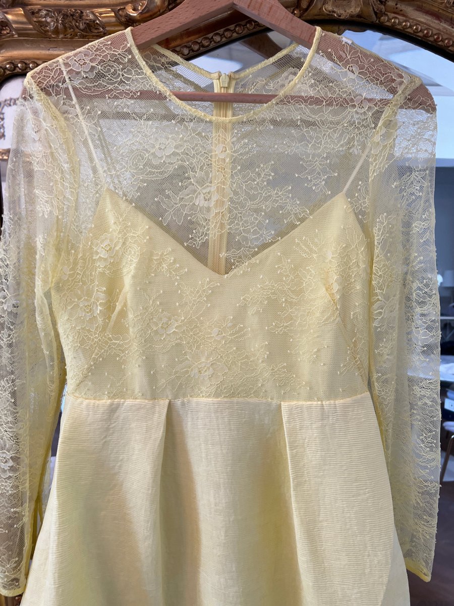 Robe Sandro patineuse jaune – Image 9