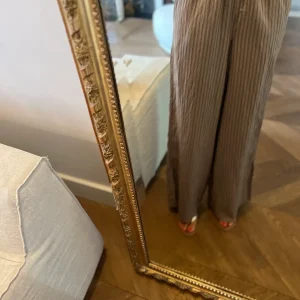 Pantalon Zara à rayures marron