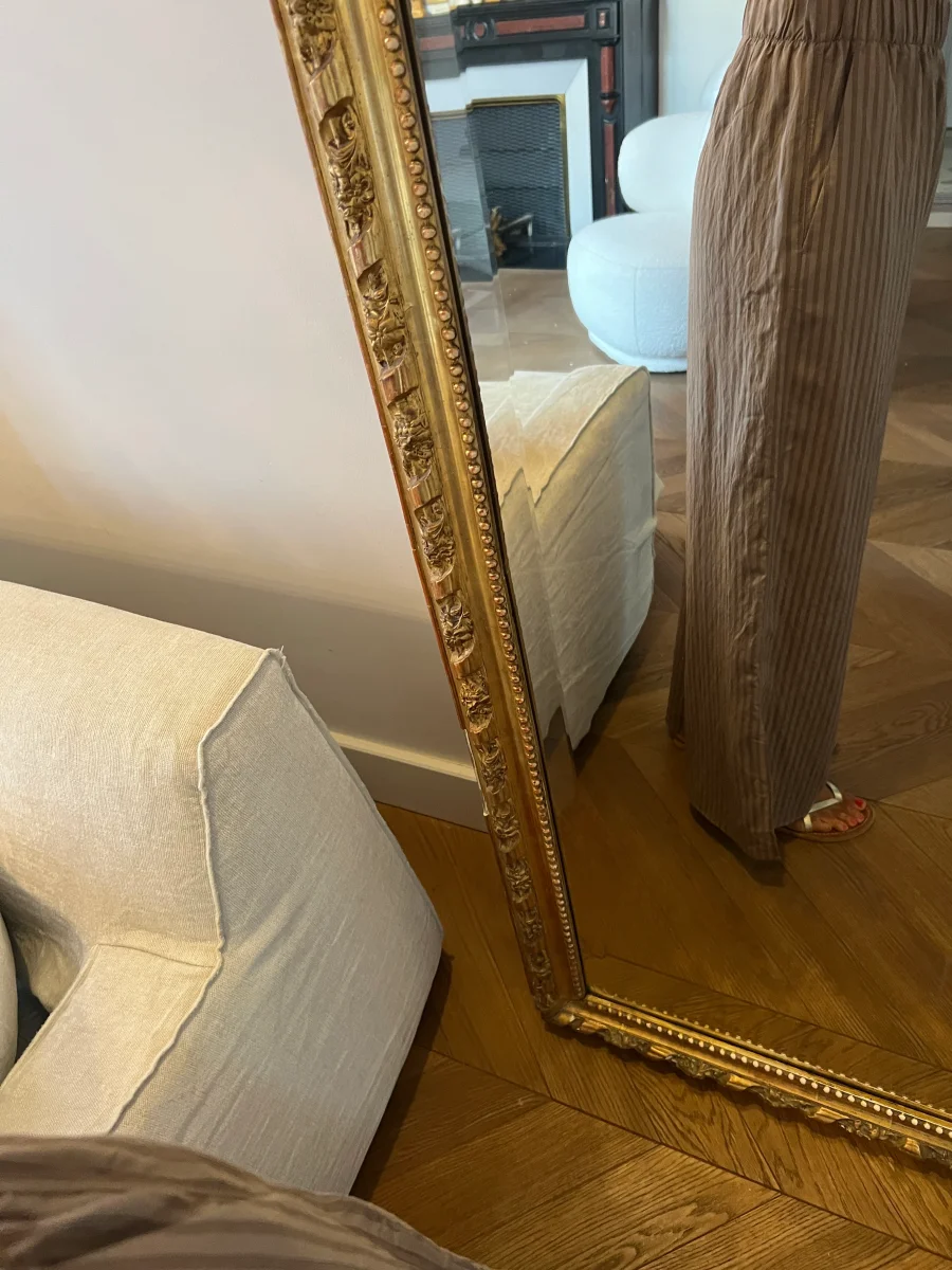 Pantalon Zara à rayures marron – Image 3