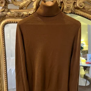 Dsquared2 -  Pull marron col montant