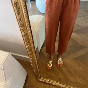 Pantalon Forte Forte Terracotta en satin