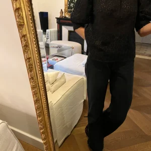 Maje -  Top broderie noire