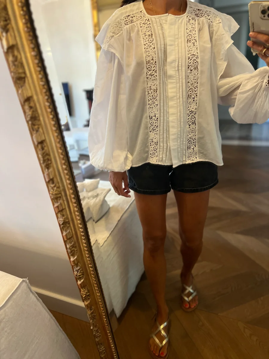 Blouse blanche Isabel Marant étoile – Image 3