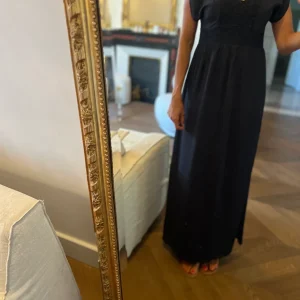 Robe longue Ba&sh bleu marine