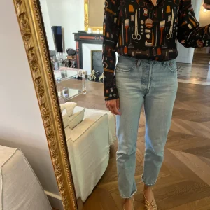 Chemise Nice Things noir à imprimé ciseaux