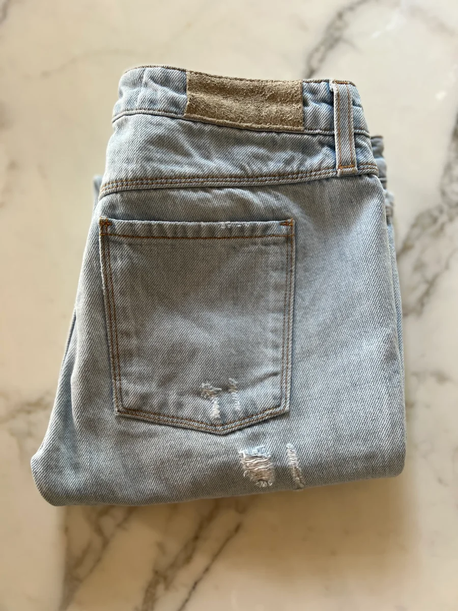 Jean Iro bleu clair troué – Image 8