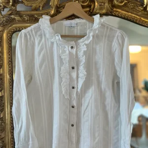 Anne Charlotte Blouse Valentina Store boutons fleurs