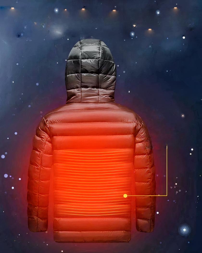 Blouson doudoune chauffante à recharge USB pour garçon – Image 7