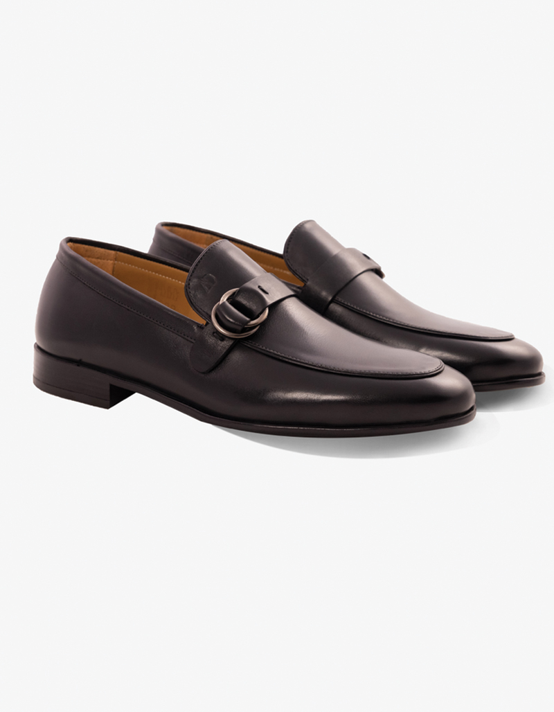 Chaussure en cuir Luca – CLA9 Noir – Image 4