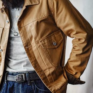 Blouson en jean vintage et décontracté