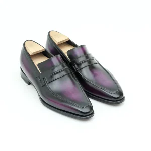 Mocassin Le Lincoln 2 Aubergine