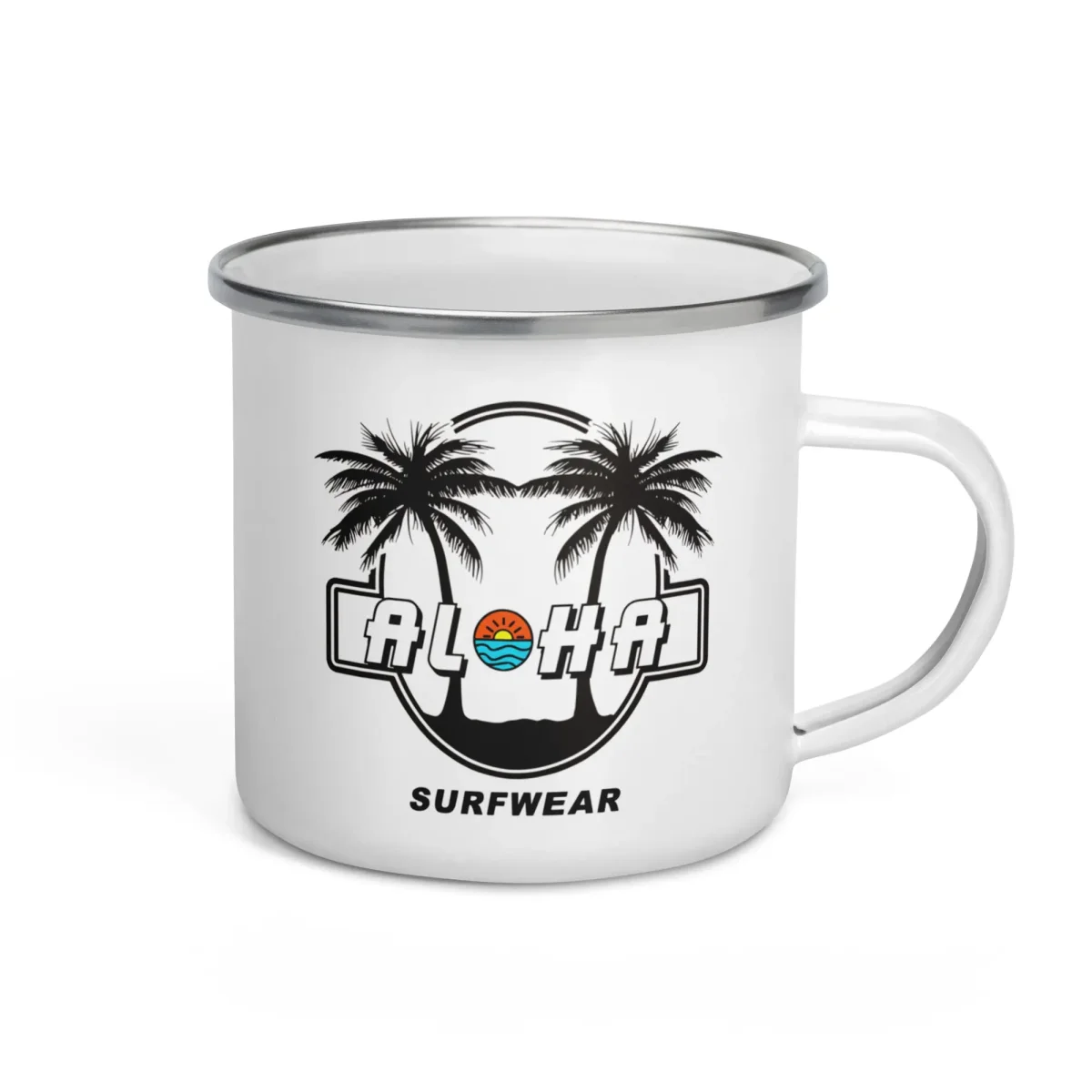 Mug en Émail Aloha Palms