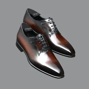 Richelieu le Eiffel en cuir de veau Chocolat