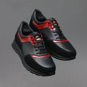 Sneaker Kost en cuir de veau tri-matière