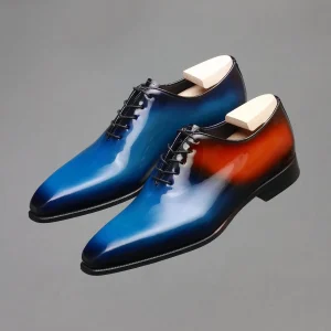 Richelieu le One Cut Verni bi-tons