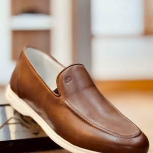 Mocassins en cuir – TE11 MARRON 234