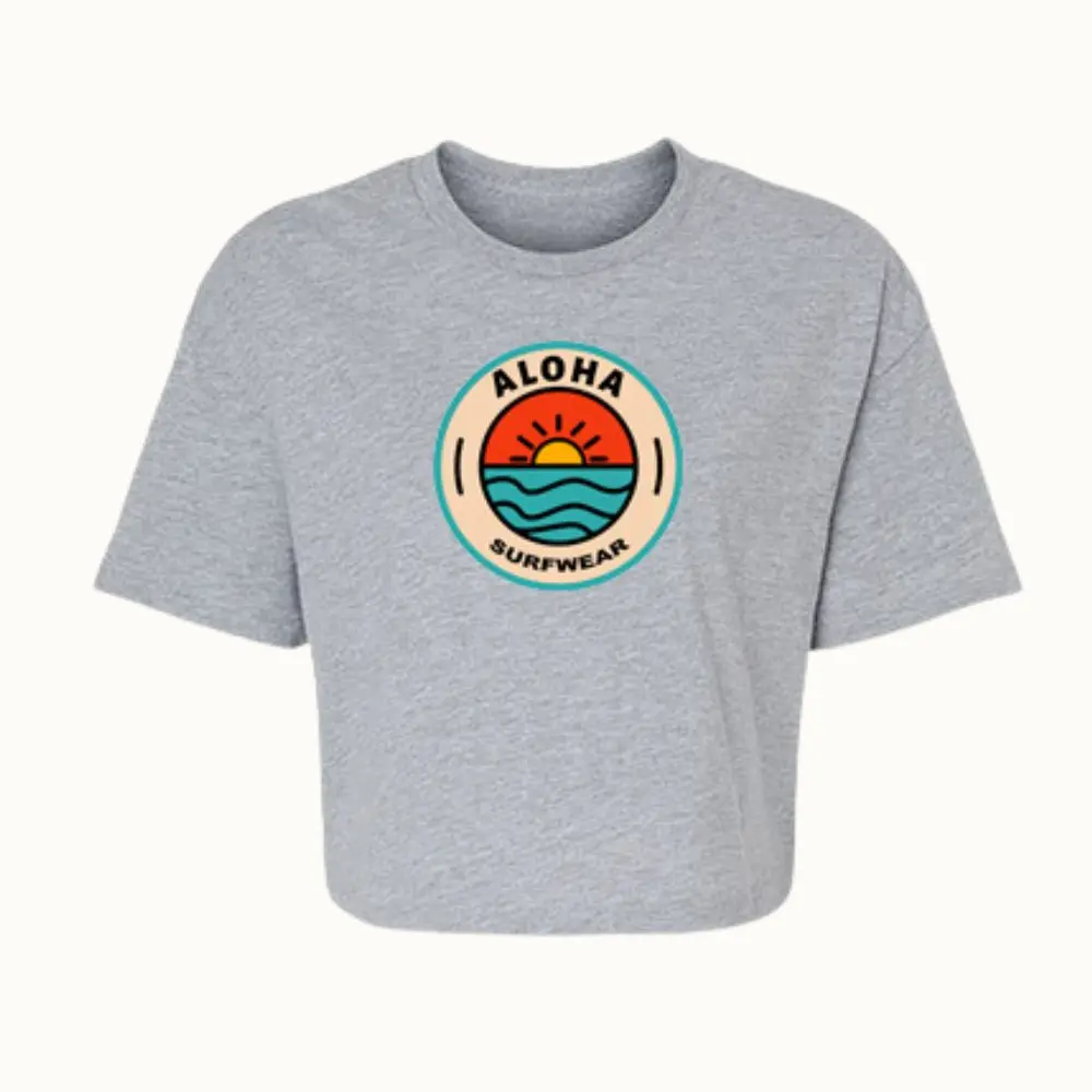 Tshirt Femme Crop Top Aloha – Image 4