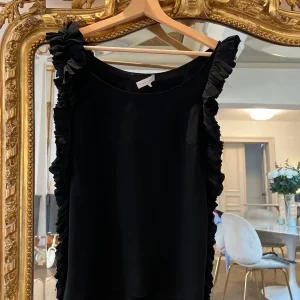 Ariane Brodier Blouse en soie Sandro froufrou