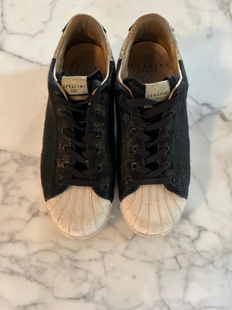 Baskets Serafini noir – Image 4