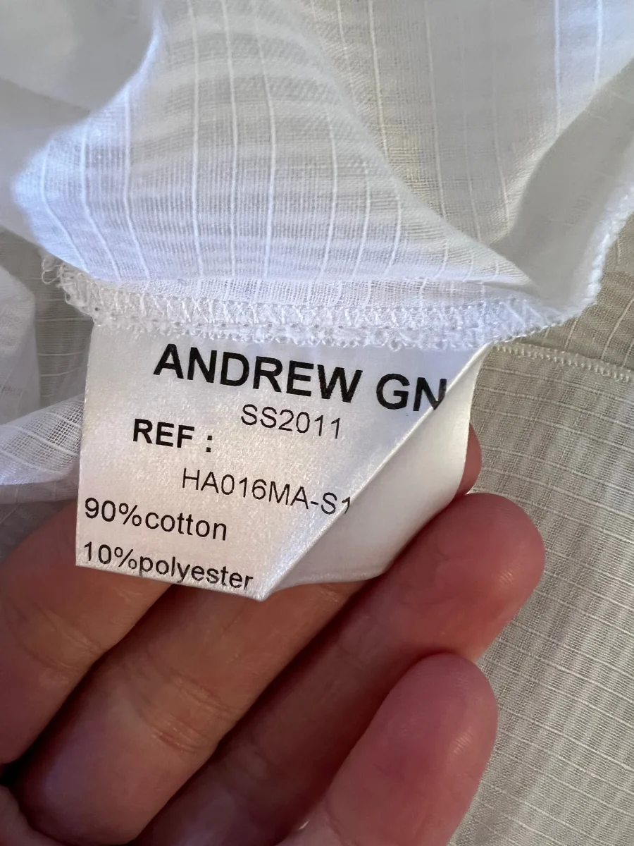 Blouse Andrew Gn blanche – Image 6