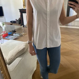 Blouse Asos blanche sans manches