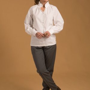 Adelle – Blouse blanche femme Made-in-France