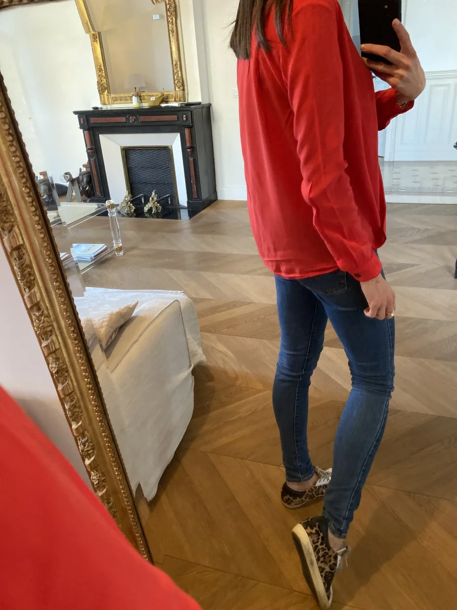 Blouse rouge The Kooples – Image 6