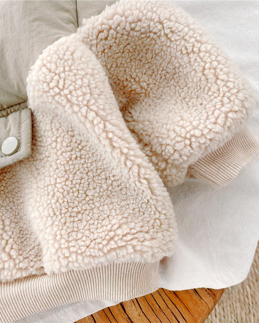 Blouson à enfiler en fourrure pour bebe garçon – Image 4