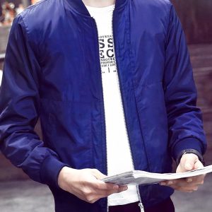 Blouson bomber homme coupe-vent et décontracté