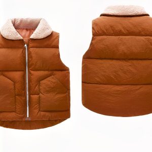 Blouson chaud sans manches pour enfant