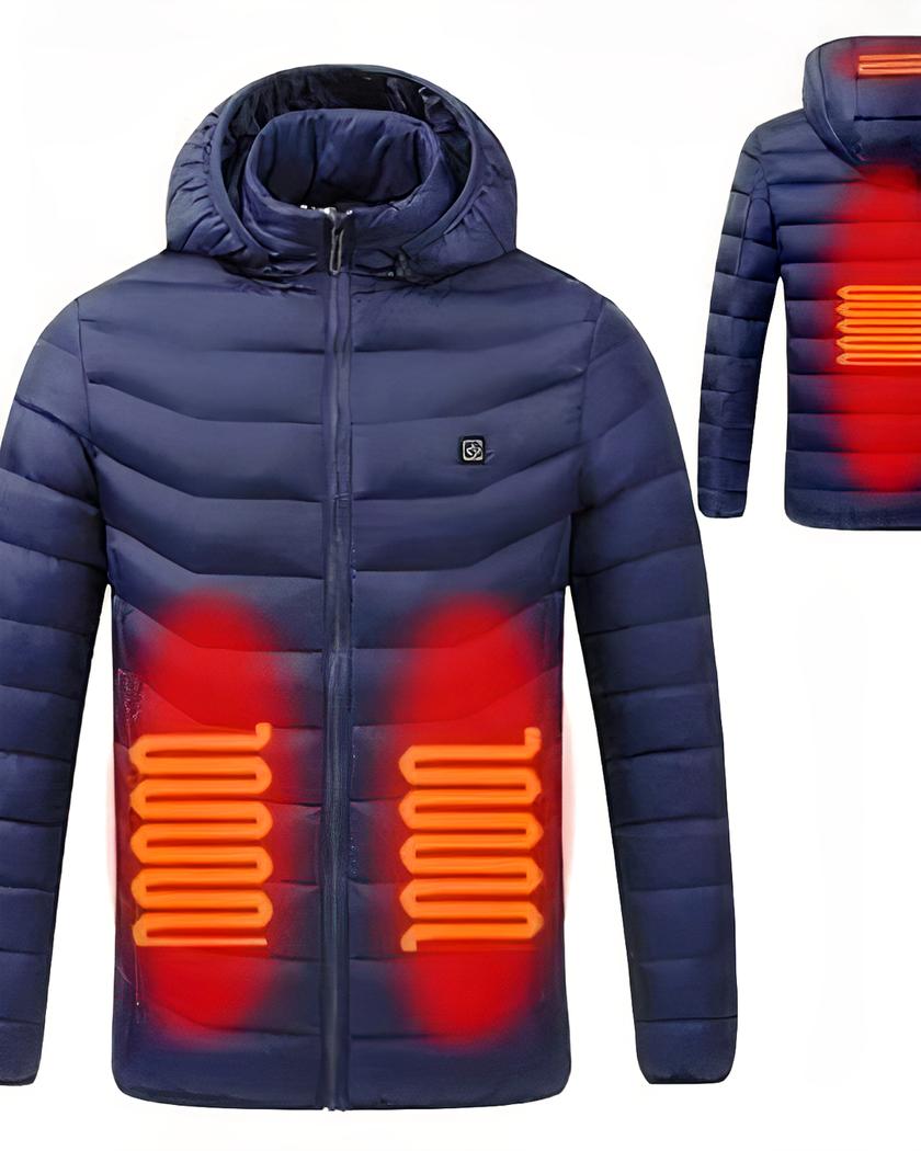 Blouson chauffant électrique rechargeable par USB pour homme – Image 3