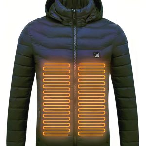 Blouson chauffant femme doudoune à capuche