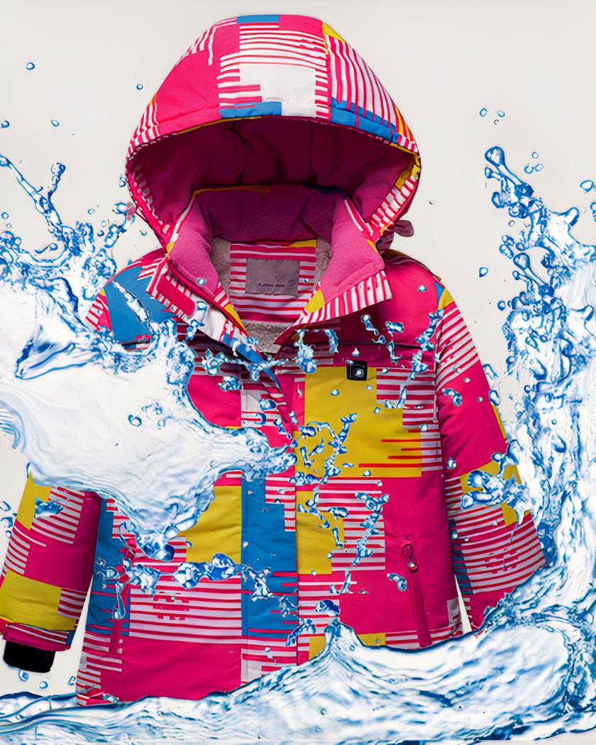 Blouson chauffant fille réglage de température avec capuche – Image 5