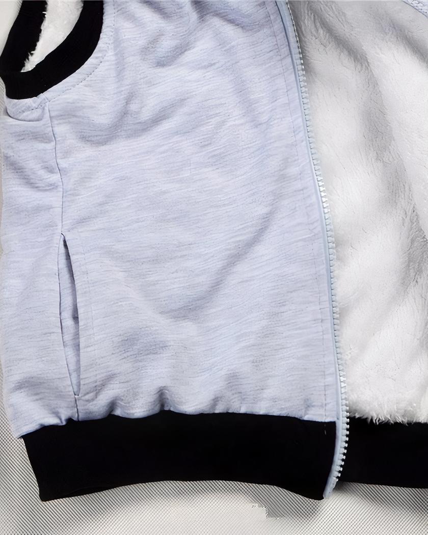 Blouson chauffant fille sans manches à capuche – Image 3