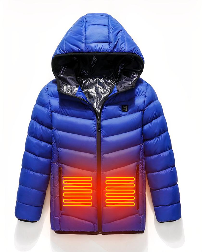 Blouson doudoune chauffante à recharge USB pour garçon – Image 2