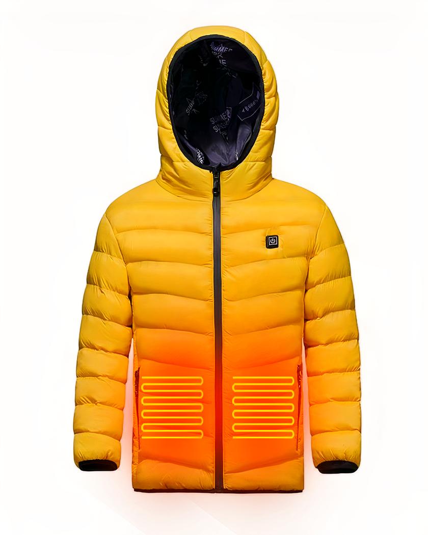 Blouson doudoune chauffante à recharge USB pour garçon – Image 4