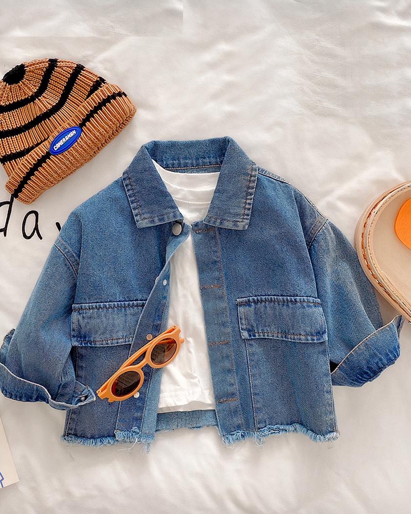 Blouson en denim pour fille