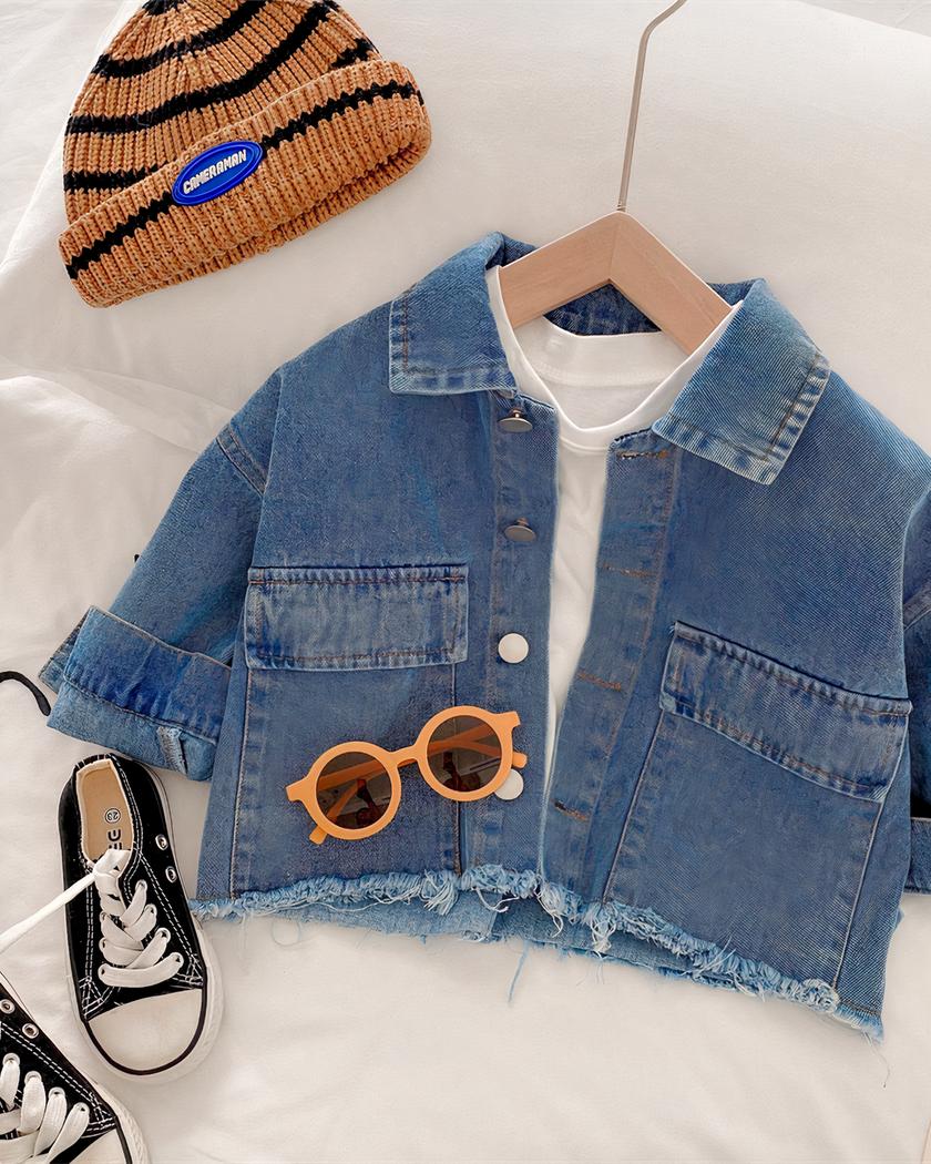 Blouson en denim pour fille – Image 3