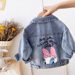 Blouson en jean Daisy pour bébé fille