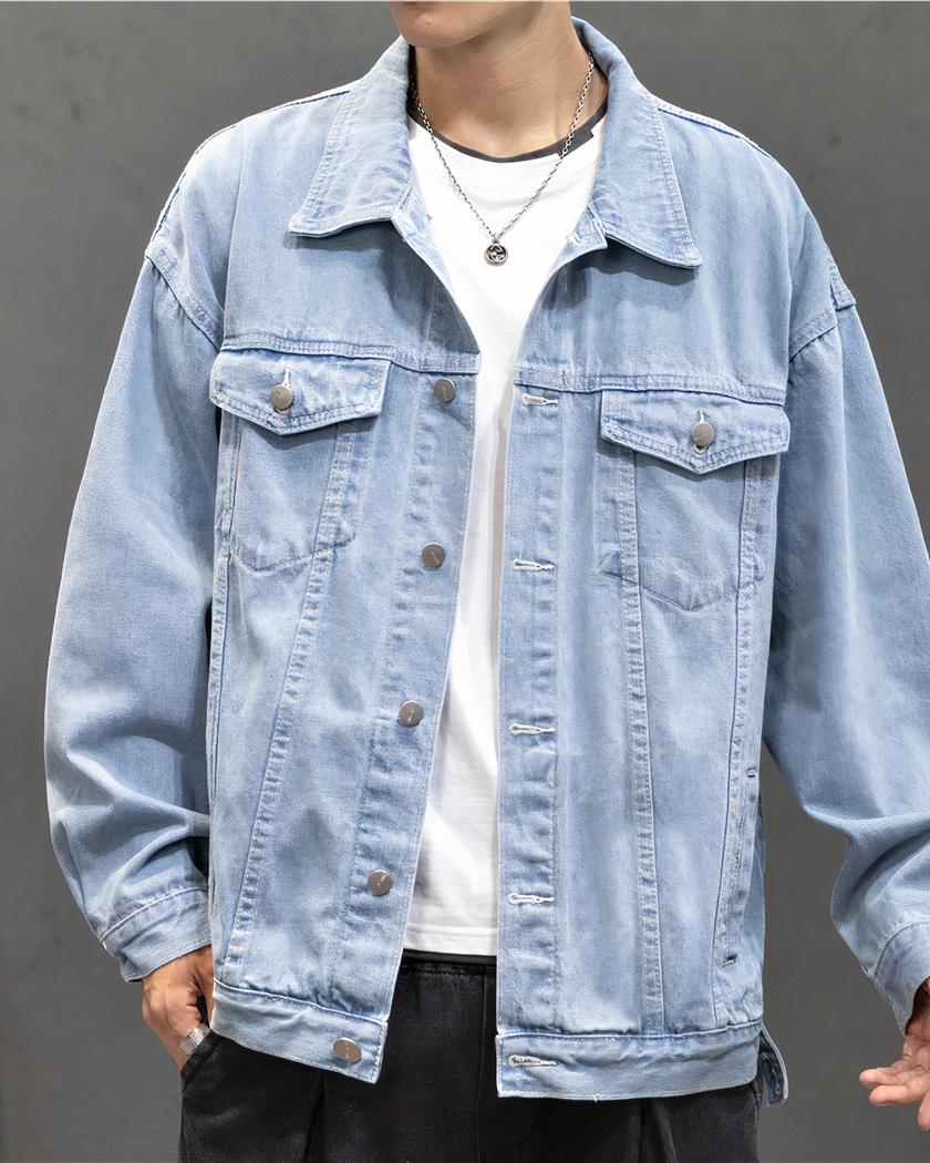 Blouson en jean homme en coton