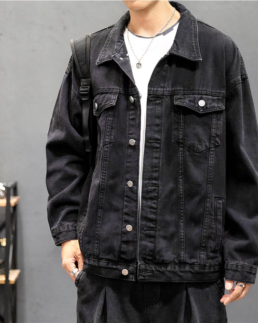 Blouson en jean homme en coton – Image 4