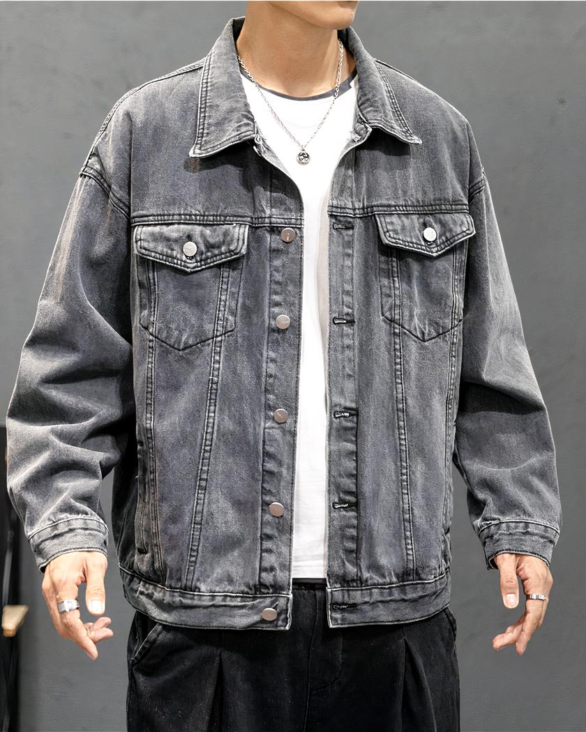 Blouson en jean homme en coton – Image 5