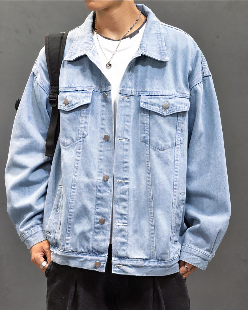 Blouson en jean homme en coton – Image 6