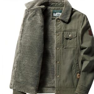 Blouson laine homme chaud et doux