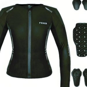 Blouson moto femme souple noire et moulante