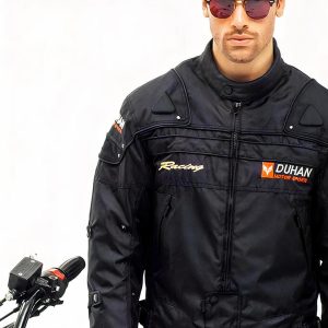 Blouson moto homme coupe-vent et résistant pour l’hiver