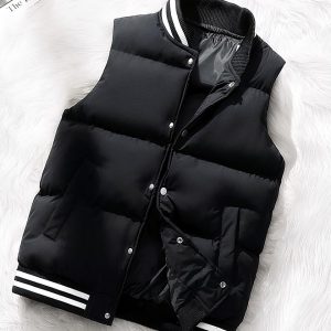 Blouson sans manches thermique doux pour homme