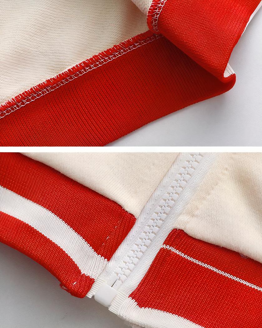 Blouson beige épais avec motif ourson pour fille – Image 5