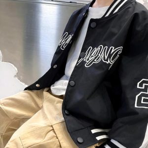 Blouson teddy noir pour garçon